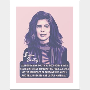 Susan Sontag Portrait and Quote Posters and Art